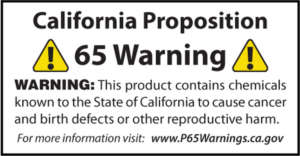 White_Rhino_Arms_California_Prop_65_Warning