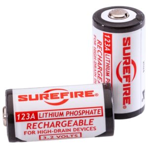 SureFire SFLFP123 Rechargeable Batteries