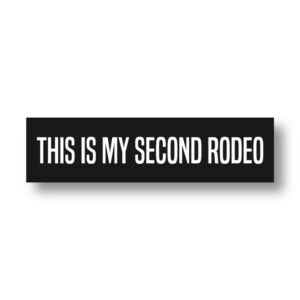 White Rhino Arms Rodeo Bumper Sticker